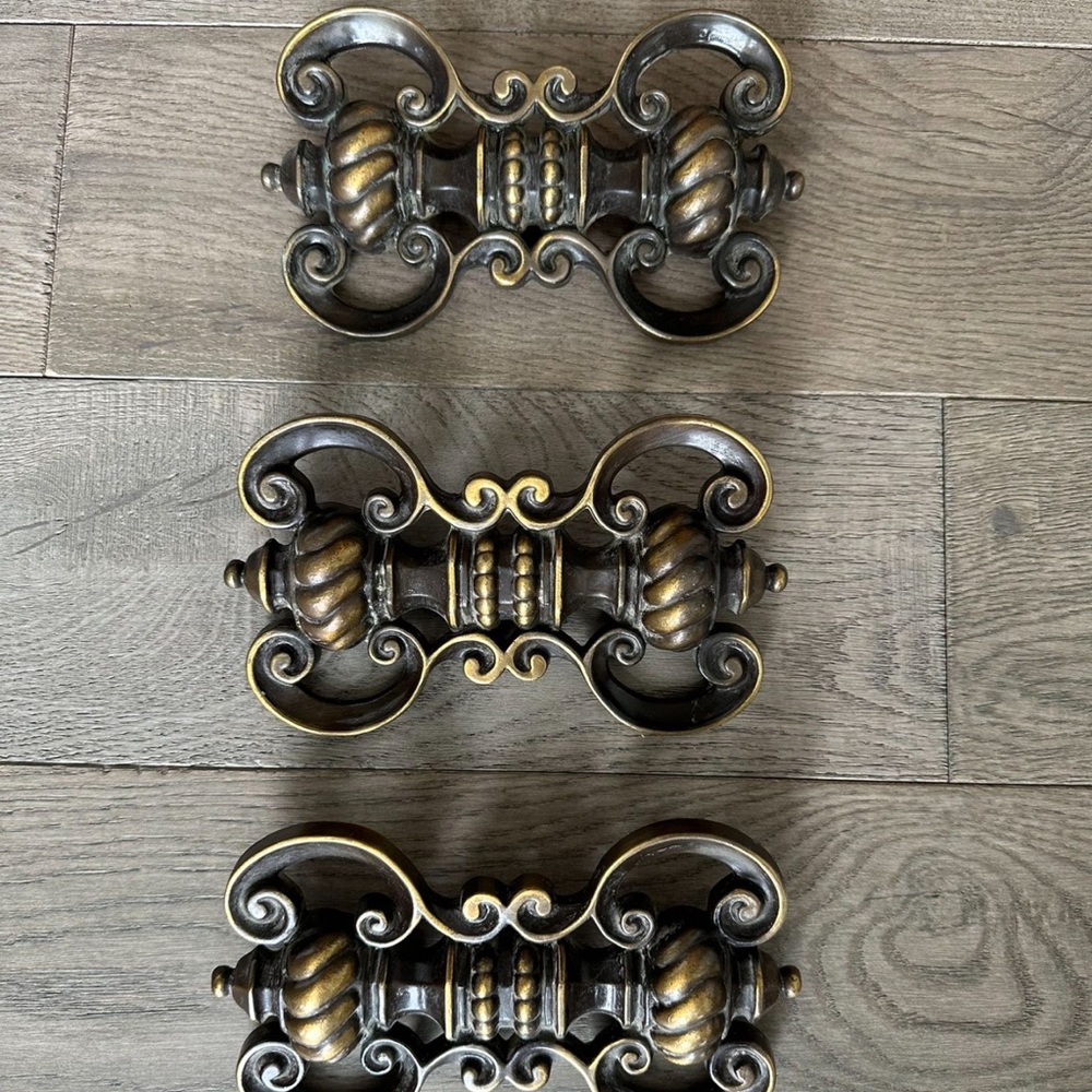 MCM Handles Drawer Pulls Brass